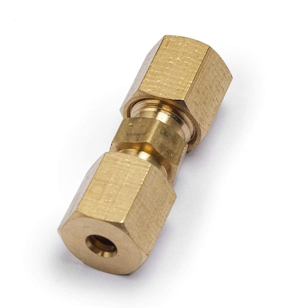 3/8 OD Compression Brass Hose Fitting, 10PK